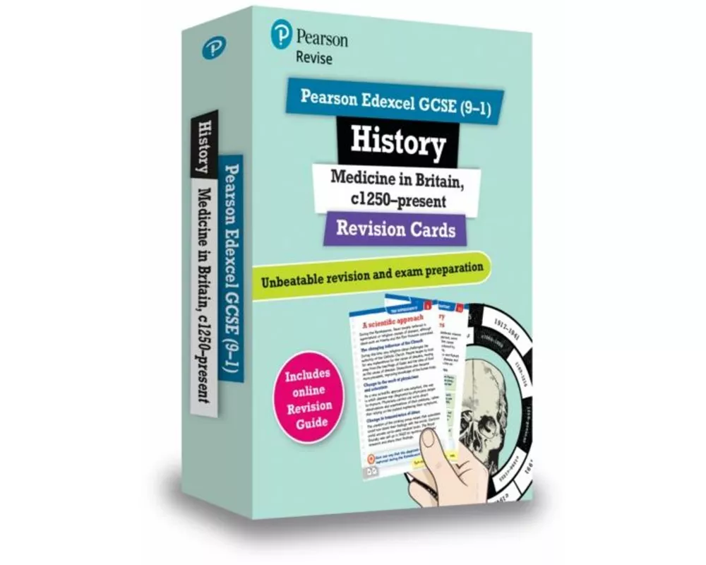 Pearson REVISE Edexcel GCSE History Medicine in Britain Revision Cards