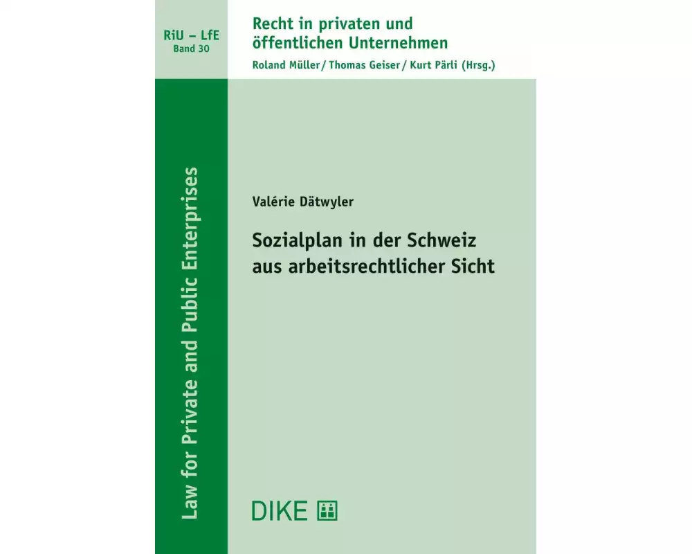 Sozialplan in der Schweiz aus arbeitsrechtlicher Sicht
