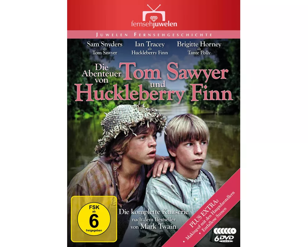 Die Abenteuer von Tom Sawyer und Huckleberry Finn - Die komplette Serie. 4 DVDs