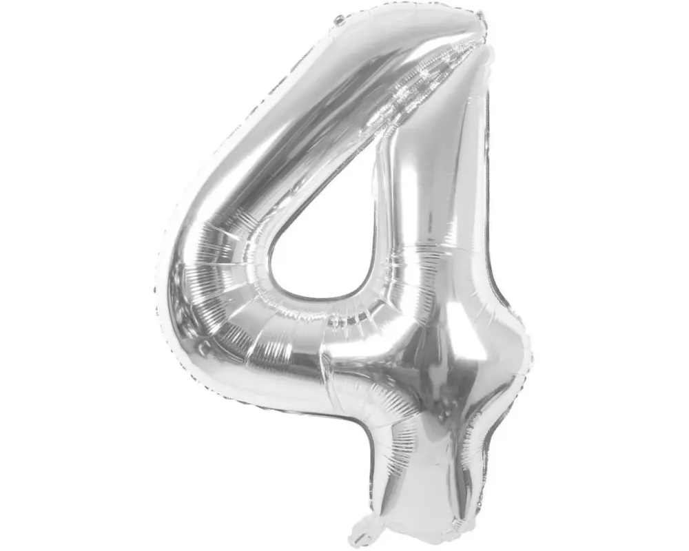 Rico Design Folienballon 4 Silber