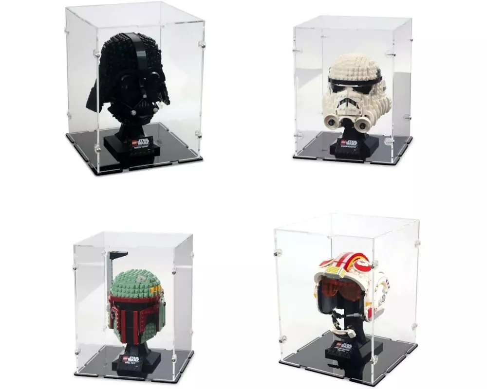 iDisplayit Acryl-Display für verschiedene LEGO Helmet Modelle