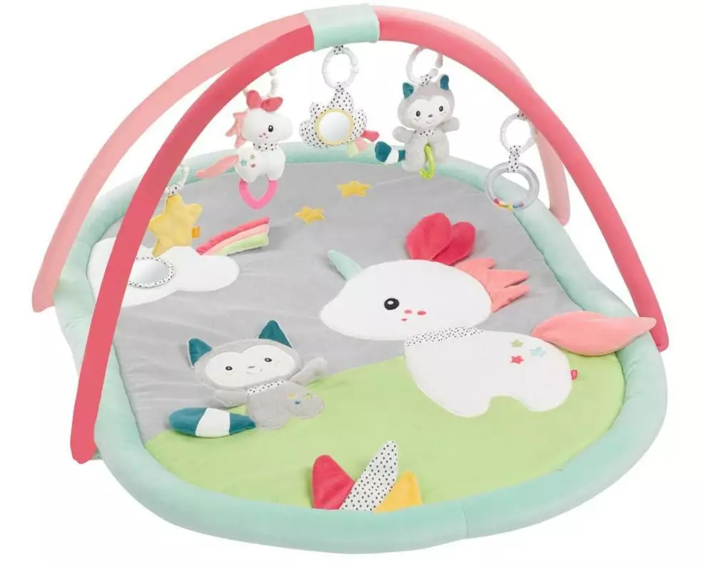 fehn Krabbeldecke mit Spielbogen Aiko & Yuki