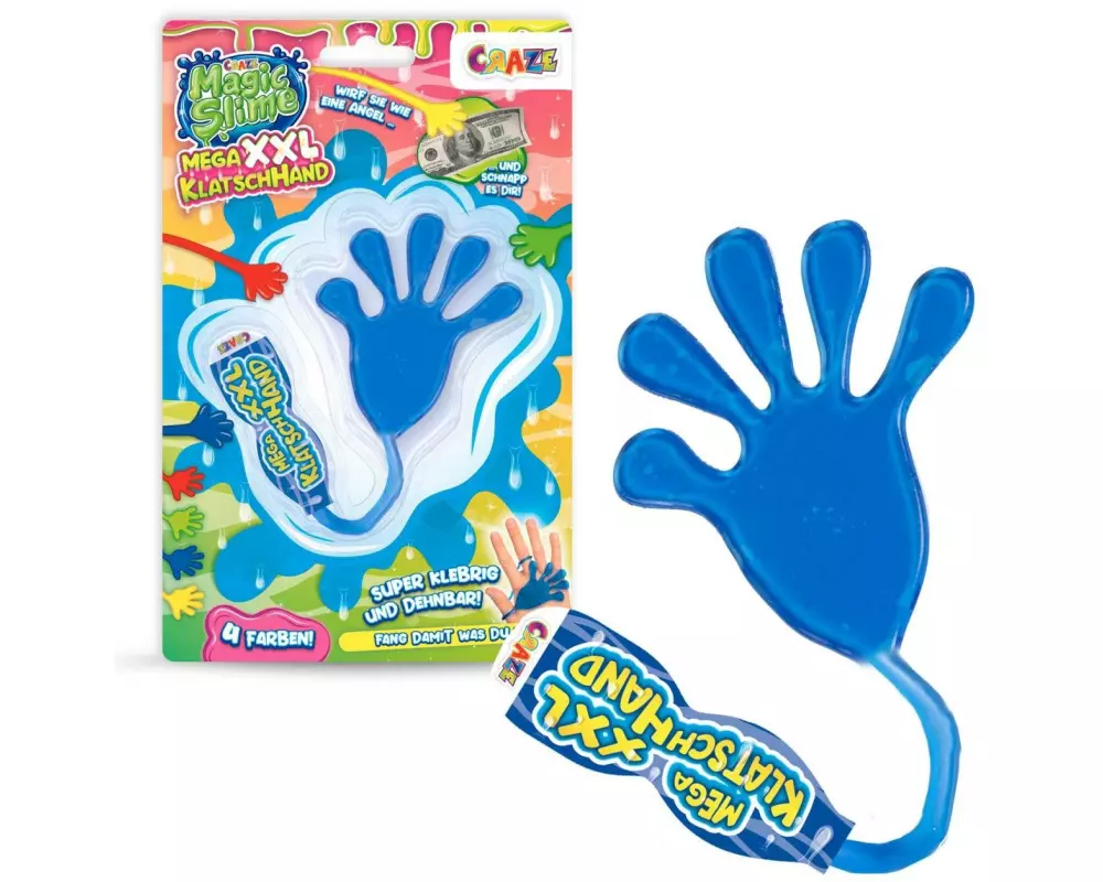 Craze Slime Magic Mega XXL Klatschhand assortiert