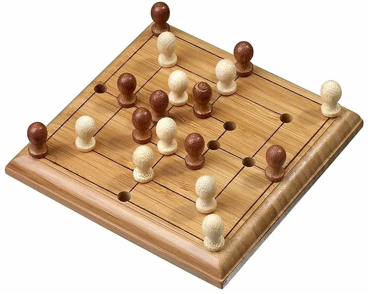 Mini-Spiel - Mühle - Bambus