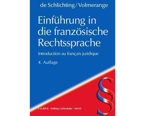 Einführung in die französische Rechtssprache