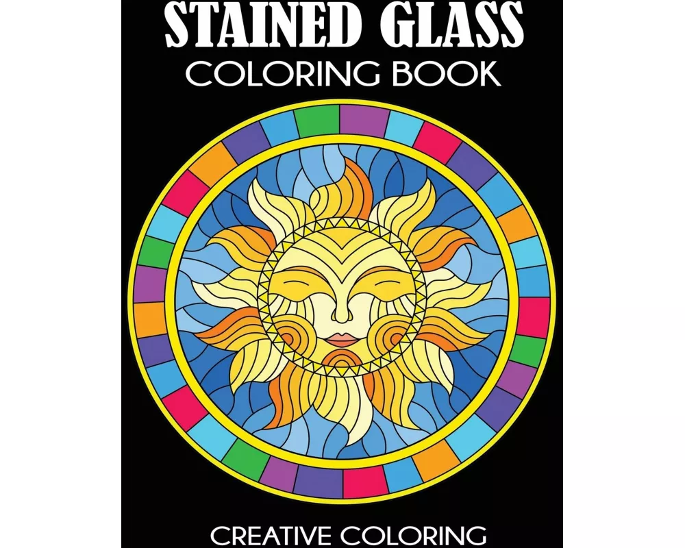 Stained Glass Coloring Book