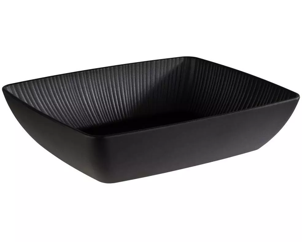 APS Schale APS Schale Rechteckig Nero GN 1/2 Schwarz