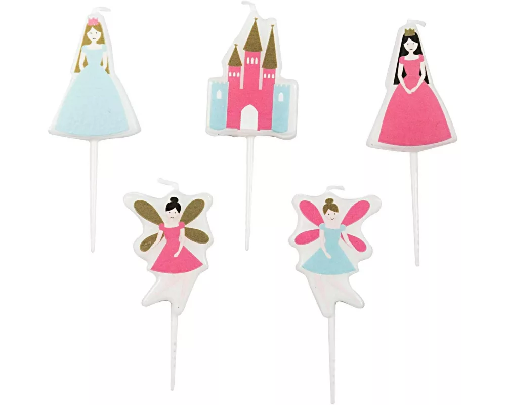 Rico Design Kerze Prinzessin 5 Stück
