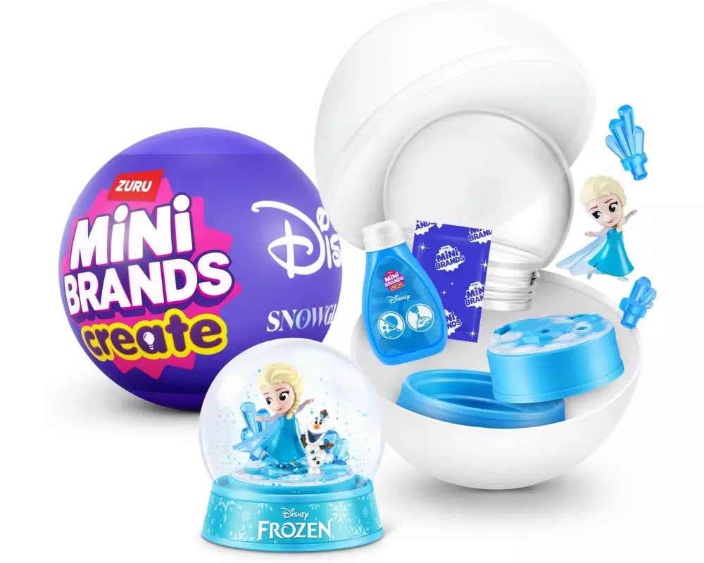 Zuru Mini Brands – Create Disney Snowglobe mehrfarbig 95 mm
