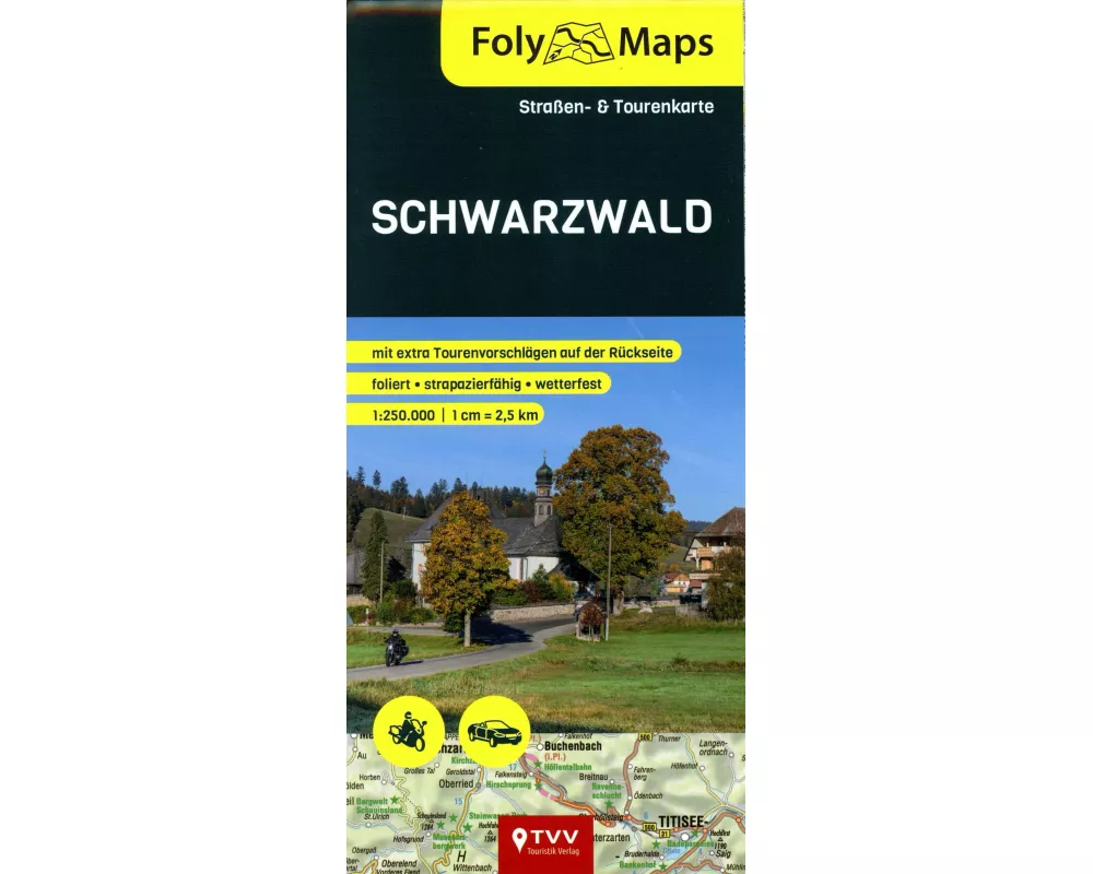 FolyMaps Karte Schwarzwald 1:250 000