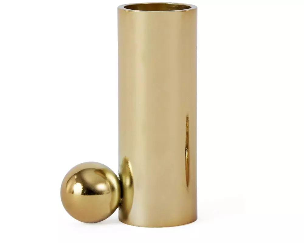 OYOY Kerzenhalter Palloa hoch Ø 4.5 cm, Gold
