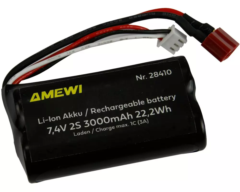 Amewi RC-Akku Li-Ion 2S 7.4 V 3000 mAh Deans