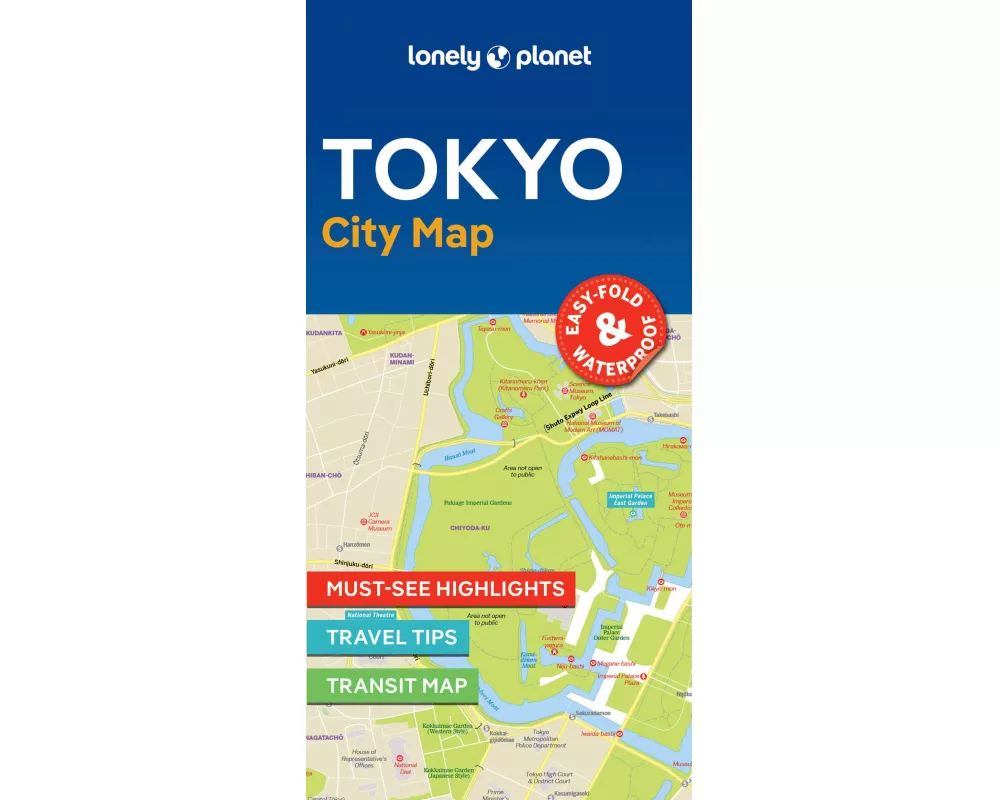 Lonely Planet Tokyo City Map