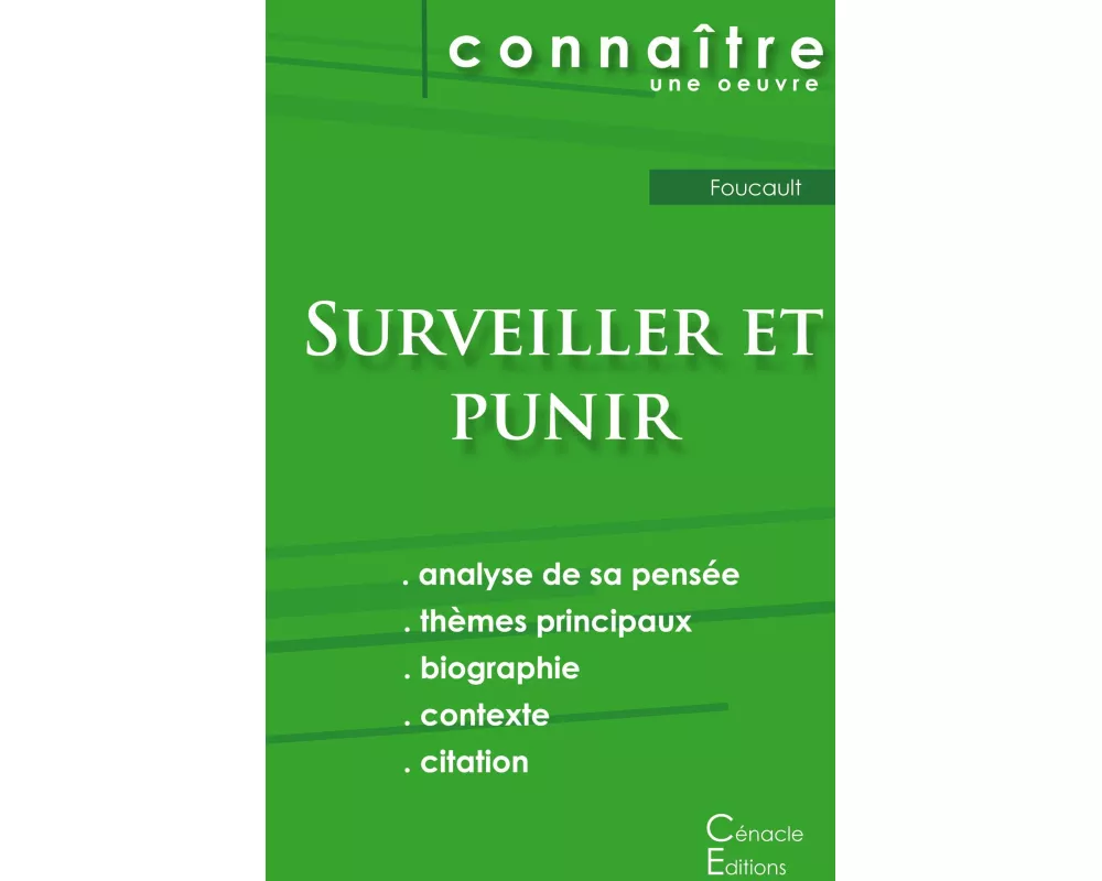 Fiche de lecture Surveiller et Punir de Michel Foucault (Analyse philosophique de référence et résumé complet)