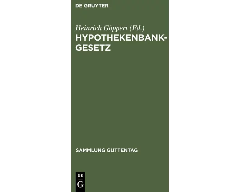 Hypothekenbankgesetz
