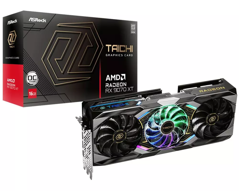 ASRock Grafikkarte Radeon RX 9070 XT Taichi OC 16 GB