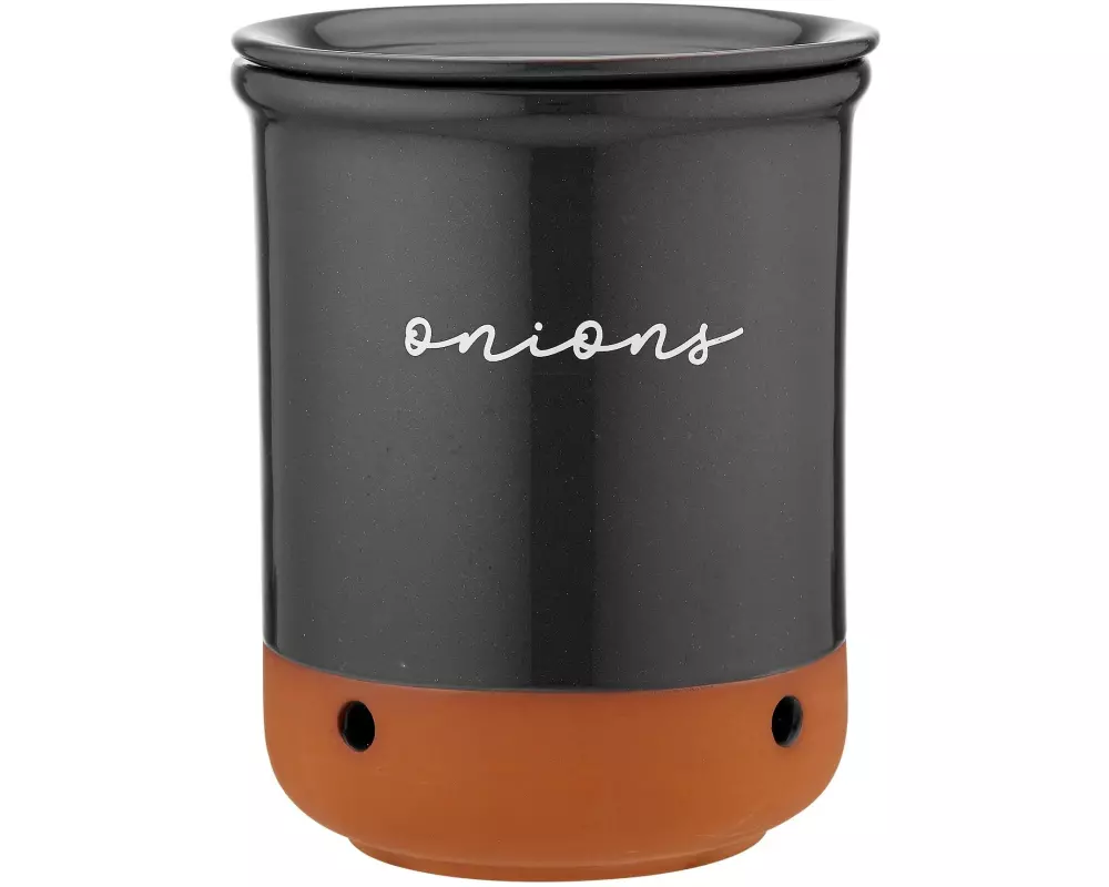 Ladelle Vorratstopf Onion Eco ø 16.5 cm, Charcoal