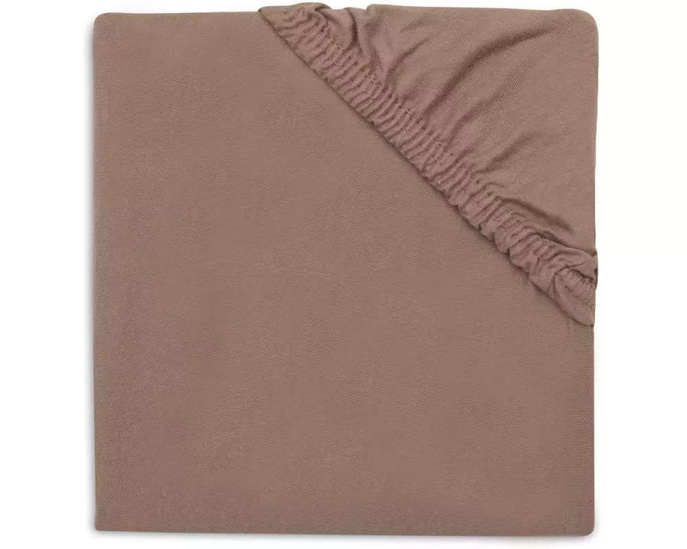 Jollein Fix-Leintuch 60 x 120 cm, Braun