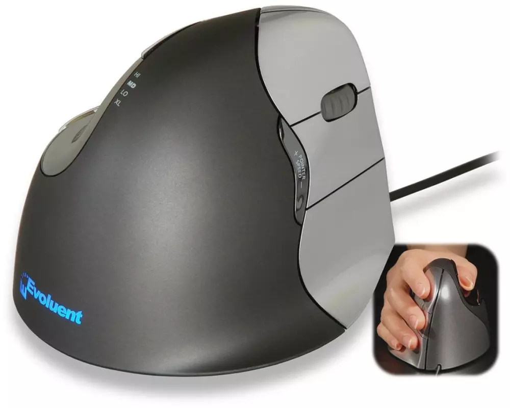 Evoluent Ergonomische Maus Vertical 4
