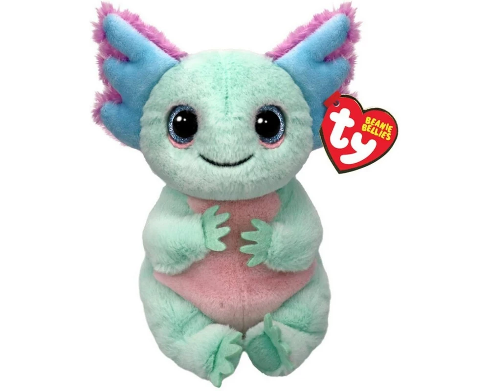 Ty Plüsch Beanie Bellies Alex 17 cm, Hellblau, Rosa