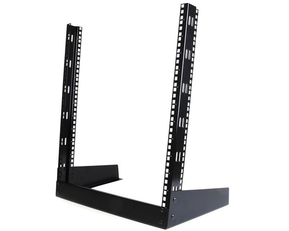 StarTech.com RK12OD Rack Gehäuse 12U Freistehendes Gestell Schwarz