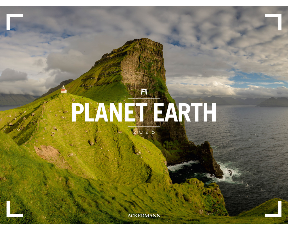 ACKERMANN Bildkalender 2026 3614 Planet Earth DE/E 66x50cm