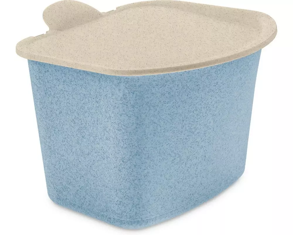 Koziol Recyclingeimer Bibo 3 l, Flower Blue