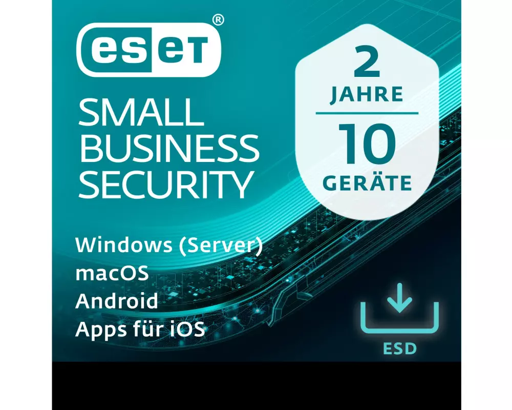 ESET Small Business Security ESD, Voll., 10 User, 2 Jahre, ML