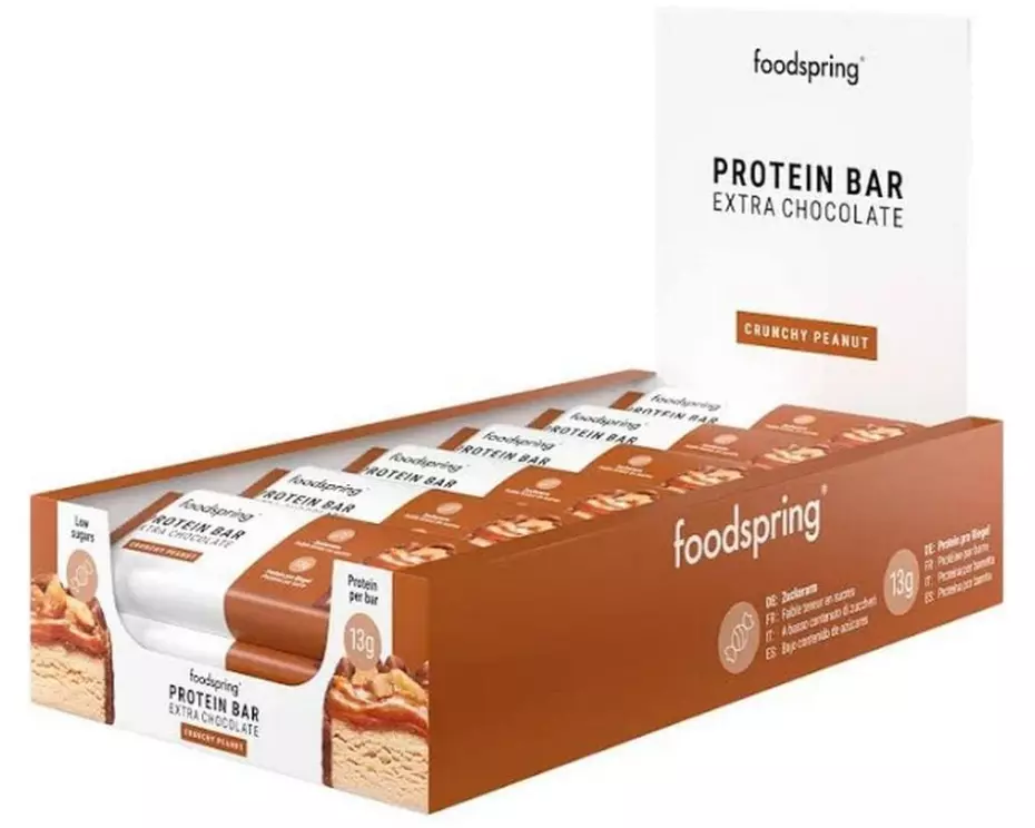 Foodspring Riegel Extra Chocolate Crunch/Erdnuss