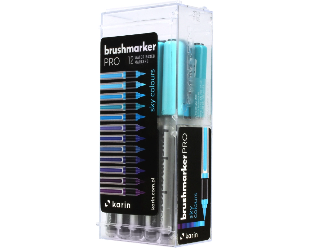 KARIN Brush Marker PRO 27C2 Sky colours 12 Stück