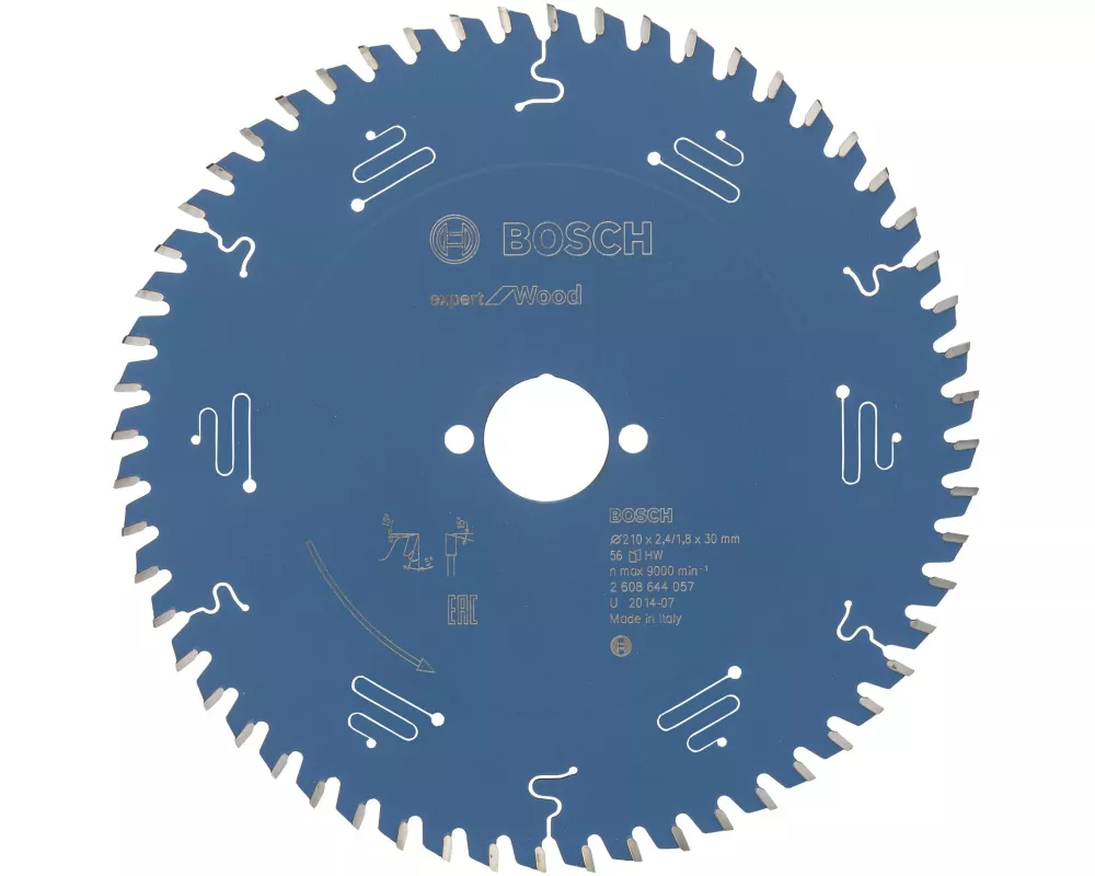 Bosch Professional Kreissägeblatt Expert for Wood, 210 x 30 x 2.4 mm, Z 56