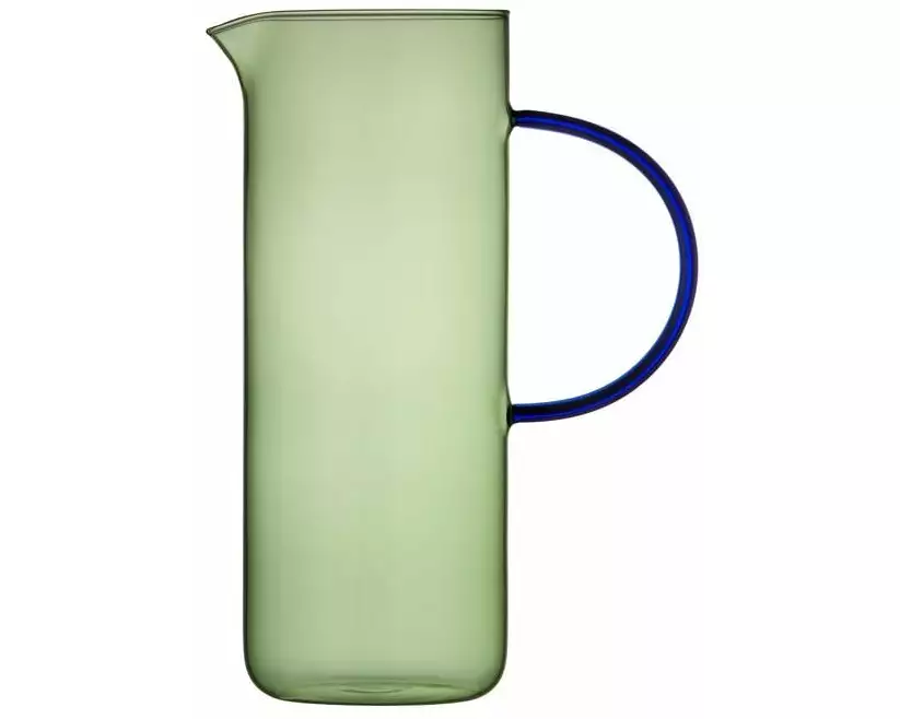 Lyngby Karaffe Torino Grün, 1.1 Liter