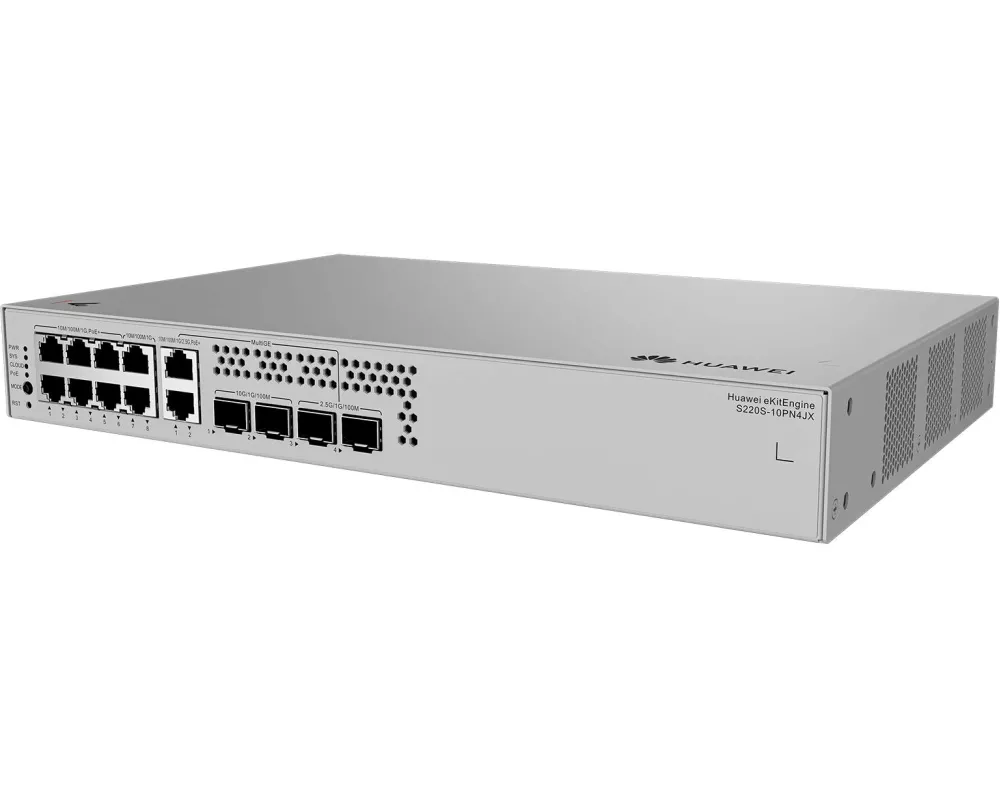 Huawei eKit PoE+ Switch S220S-10PN4JX 12 Port