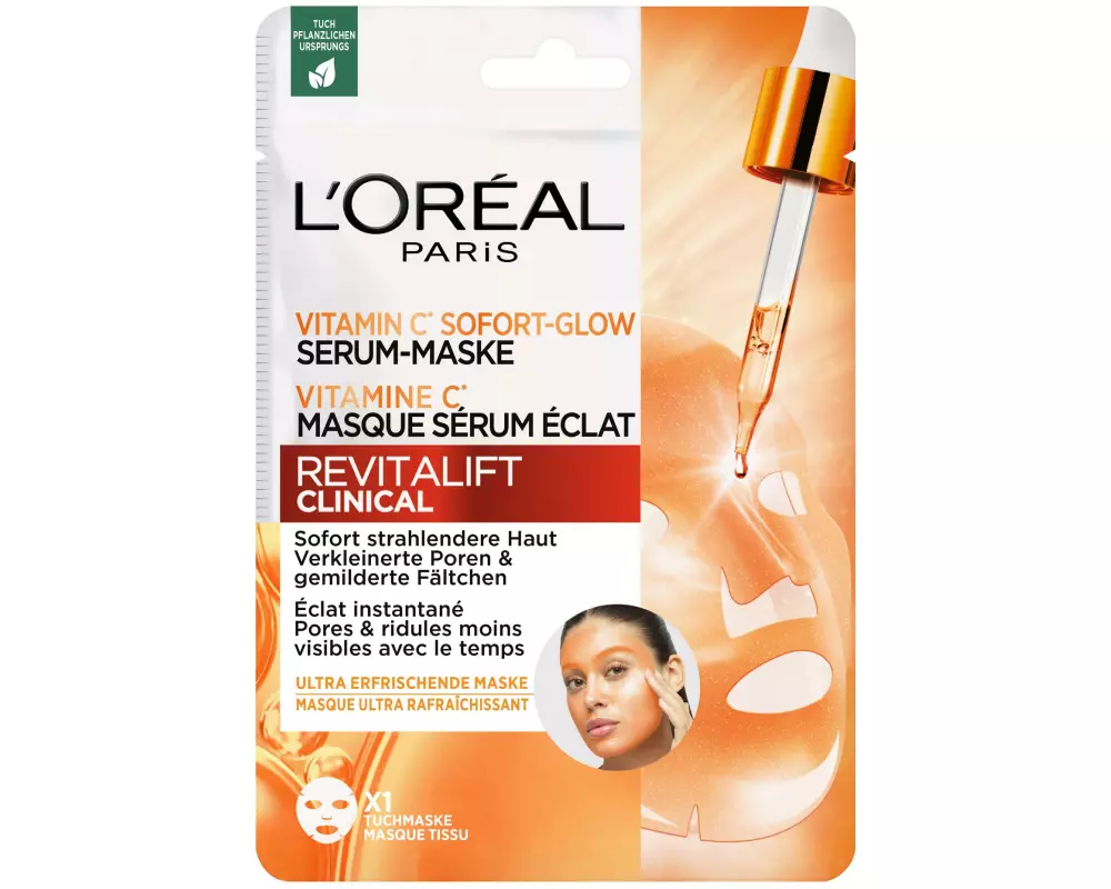 L'Oréal Paris Gesichtsmaske RevitaLift Clinical Vitamin C 1 Stück