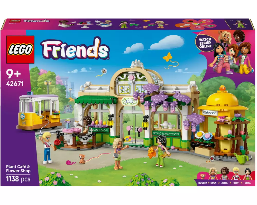 LEGO® Friends Pflanzencafé und Blumenkiosk 42671