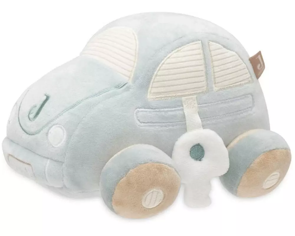 Jollein Plüsch Activity Toy – On The Go Hellblau, 24 x 11 x 16 cm