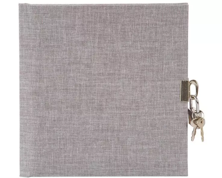 Goldbuch Summertime Leinen Grau Quadratisch 16.5 x 16.5 cm