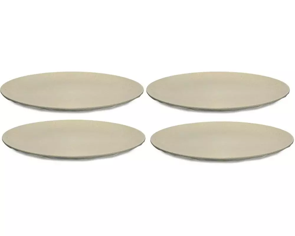 Koziol Speiseteller Club 4 Stück, Sand/Gelb