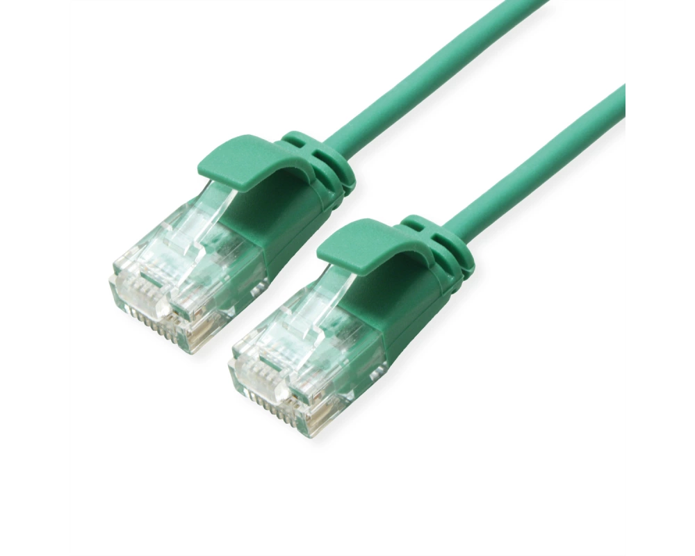ROLINE UTP DataCenter Patchkabel Cat.6A (Class EA), LSOH, slim, grün, 3 m