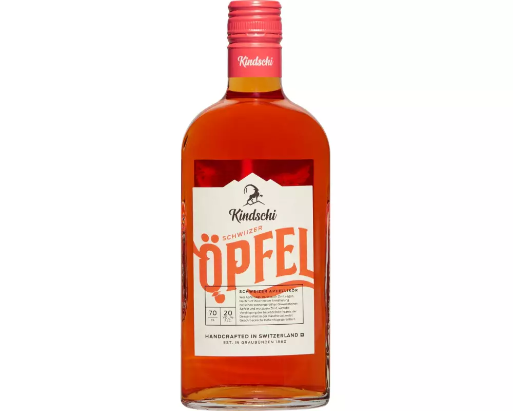 Kindschi Apfel-Zimt Likör 0.7 l