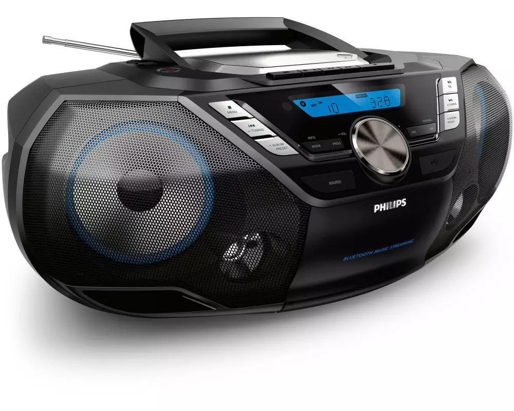 Philips Radio/CD-Player AZB798T/12 Schwarz