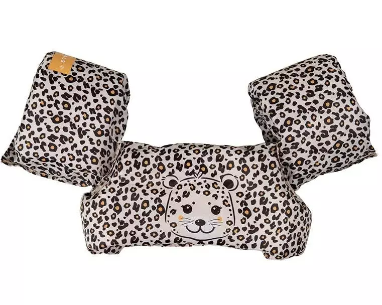 Swim Essentials Schwimmflügel Gurt 2-6 Jahre Leopard Beige