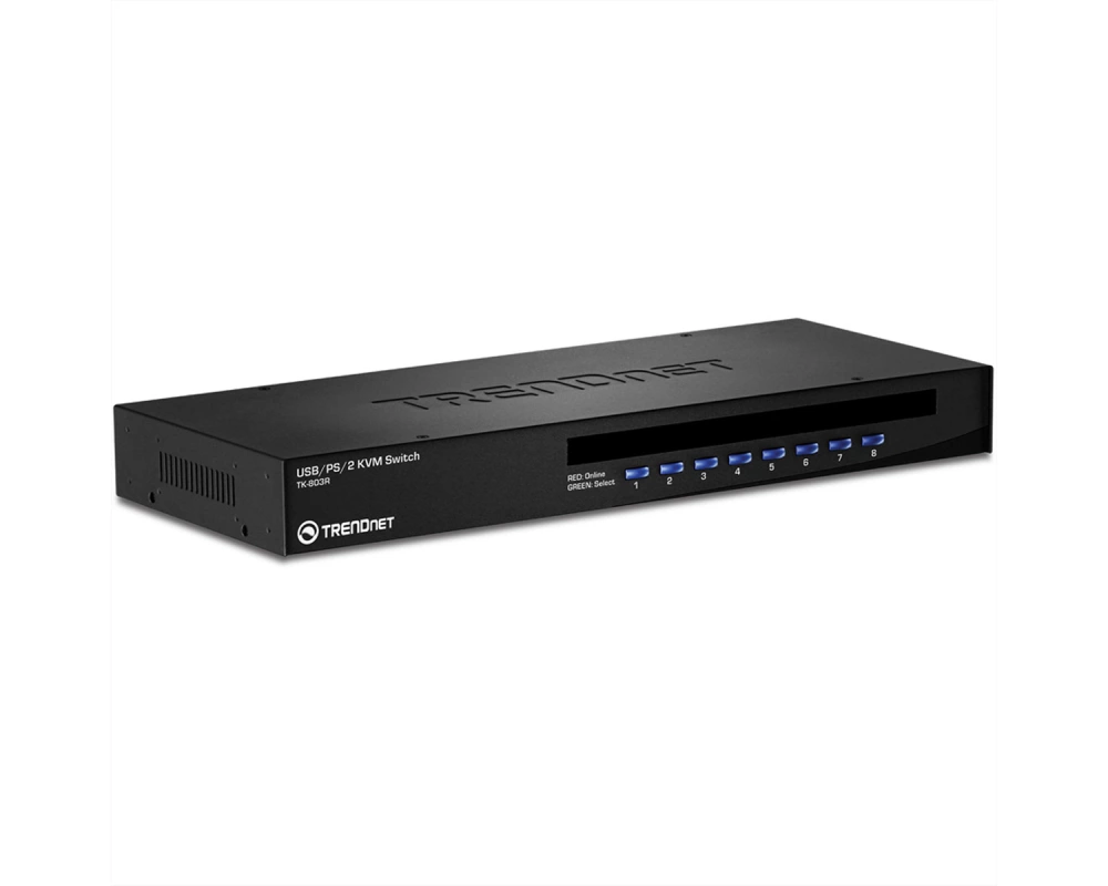 TRENDnet TK-803R KVM Switch 8-Port USB/PS/2 Rack Mount