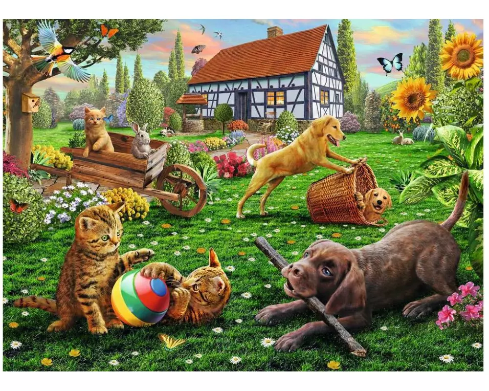 Ravensburger Puzzle Entdecker auf vier Pfoten 200 XXL Teile