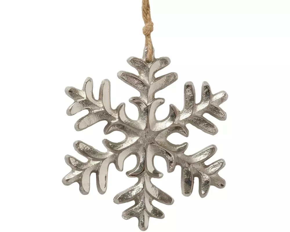 Boltze Aufhänger Schneeflocke Snefi Metall, 11.5 x 12.5 cm