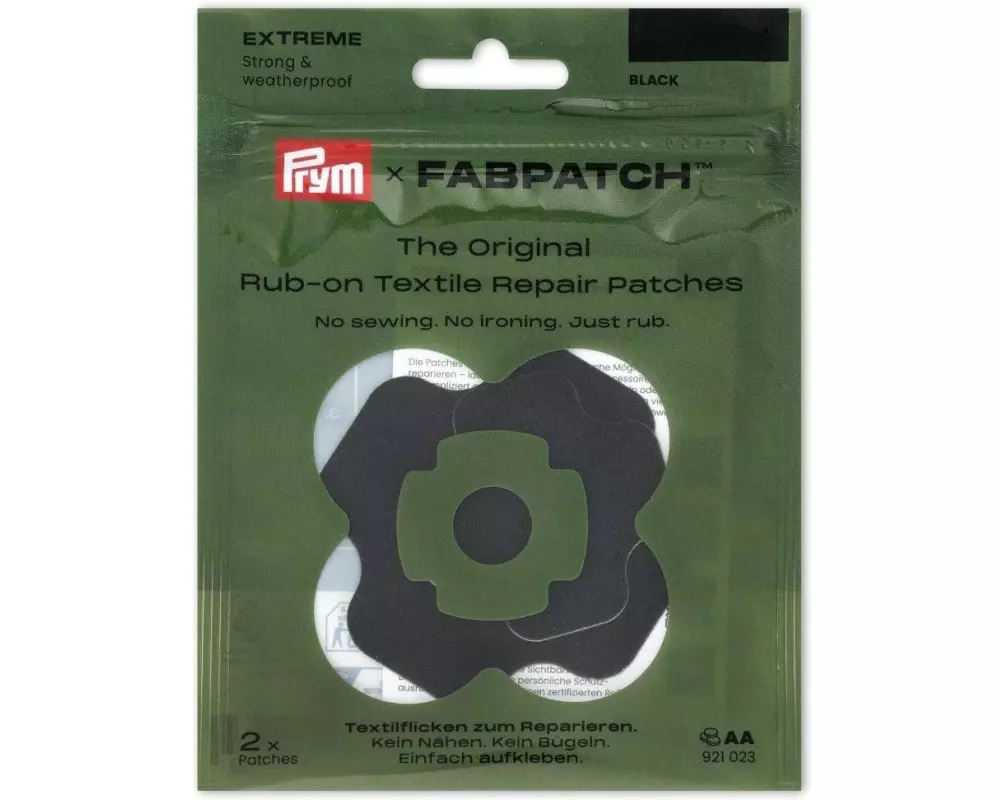 Prym Prym Rub-on Patch EXTREME Schwarz