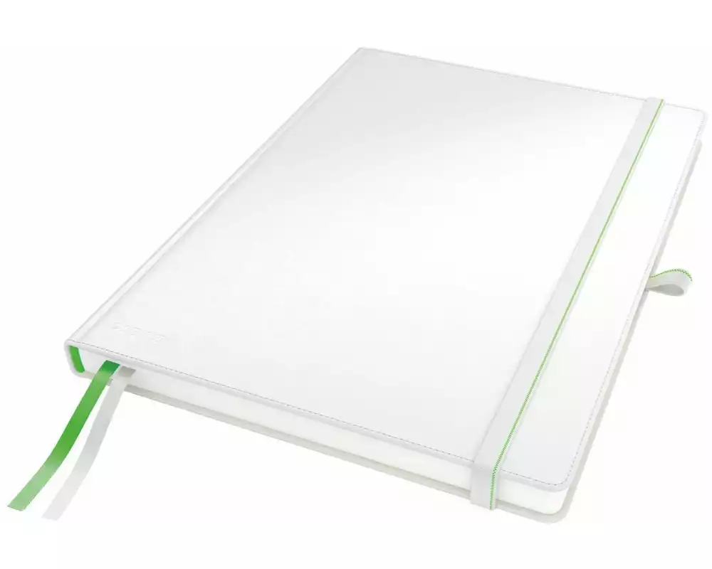 Leitz Notizbuch Notizbuch Complete A4, Kariert, Weiss