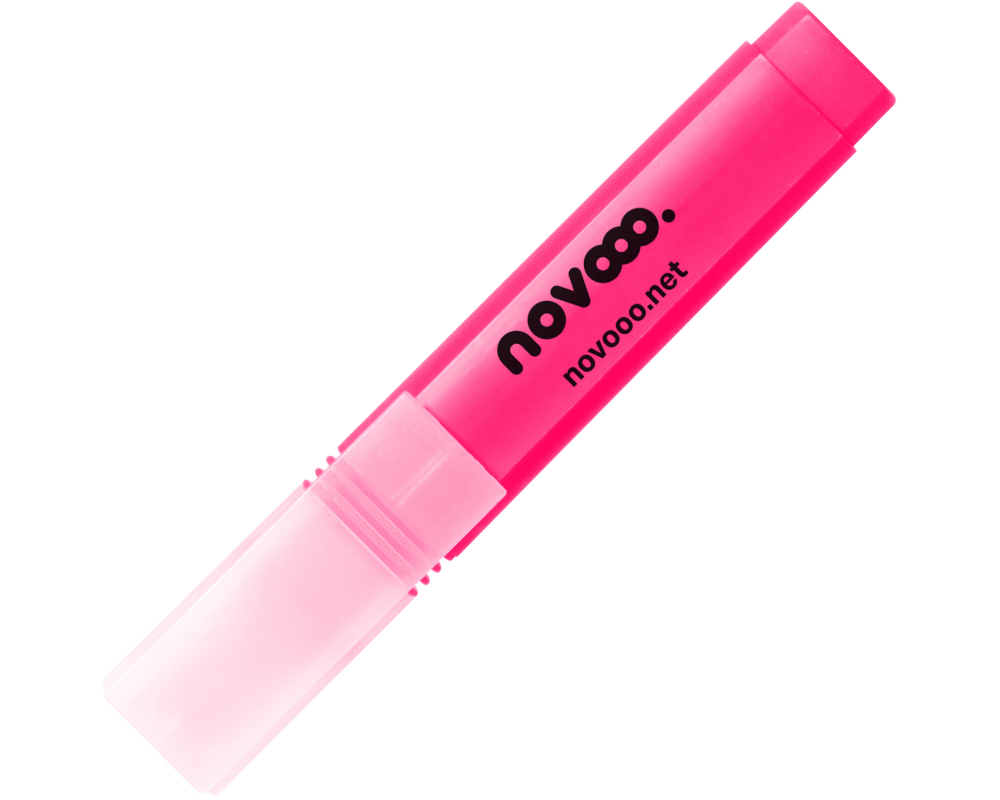 NOVOOO Textmarker 1mm 27847 pink, dreikant