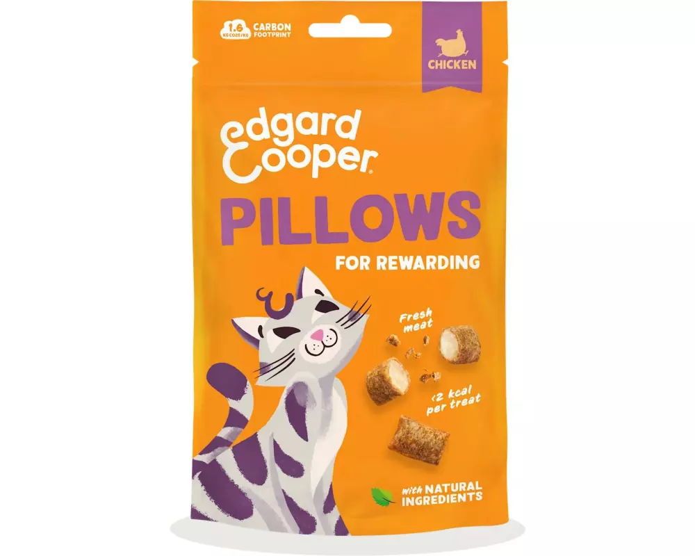 Edgard & Cooper Katzen-Snack Pillows Huhn 60 g