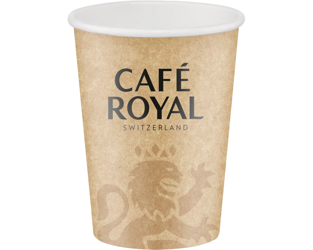 CAFE ROYAL Pappbecher 2dl 11041402 braun 50 Stk.